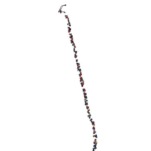 Royal Jewel Jingle Bell Christmas Garland, 4 Feet - Picture 3 of 4